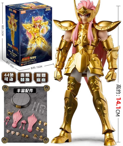 Original BLOKEES Saint Seiya Sagittarius Seiya Pegasus Aiolos Tenma Pegasus Action Figure Toy Assembly Figure Toys Gift