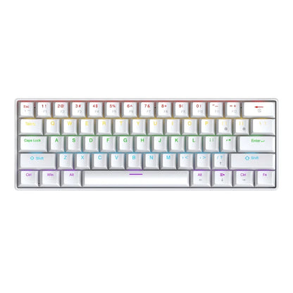 APAYADO K61 Wired Mechanical Keyboard - 60% Compact (61 Keys), RGB Backlit, Portable Design, Phantom Switches, for Gaming