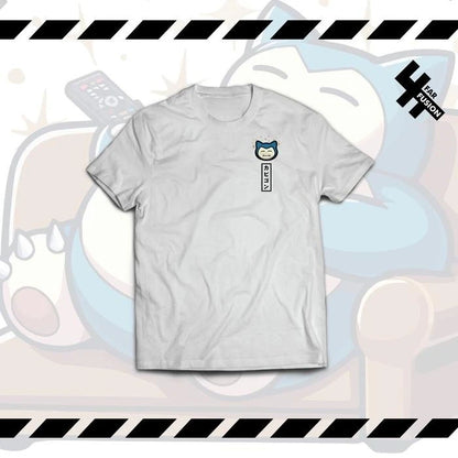 2025 Summer Pokémon Anime SNORLAX 100% Pure Cotton Printed T-shirt Men Harajuku Loose Casual Versatile Short-sleeved Top Y2k