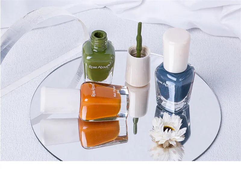 40 Colors Water-Based Nail Polish