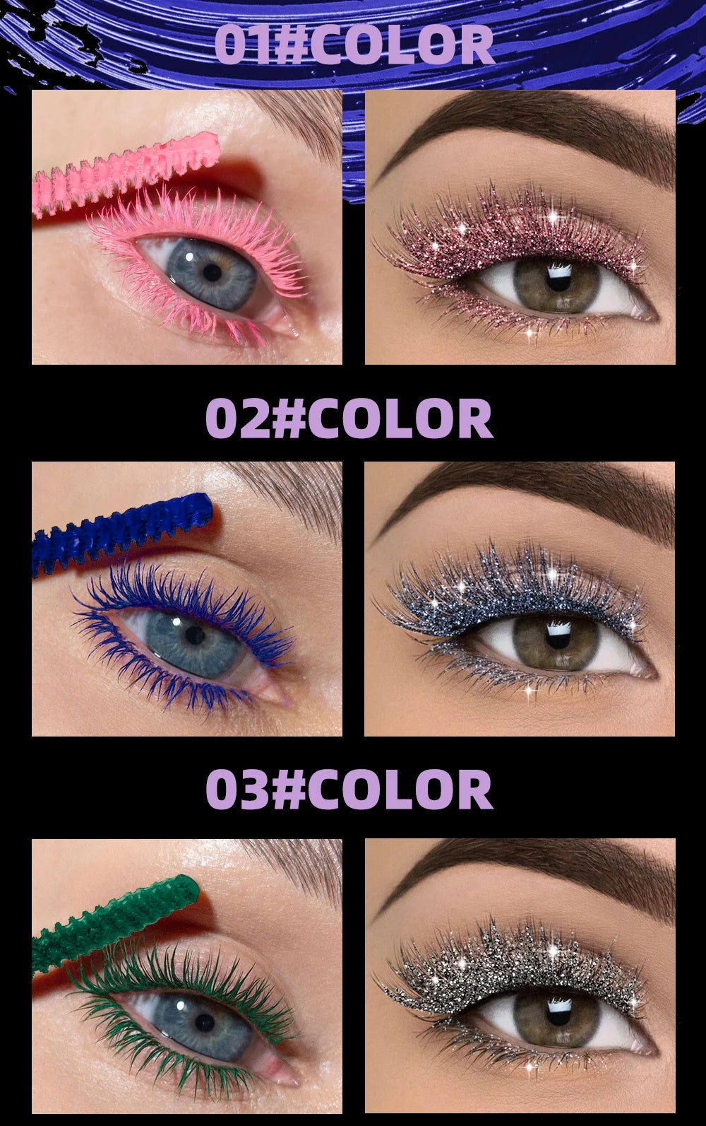 Glitter Diamond Mascara.