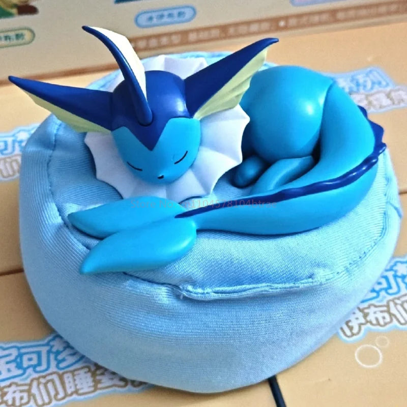 New In Stock Pokemon Eevee Sleeping Position Series Blind Box Sylveon Umbreon Flareon Jolteon Anime Desktop Decoration Model Toy