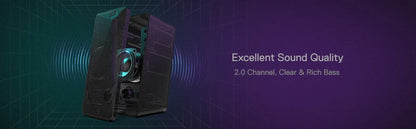 DeskGlow Stereo Speakers