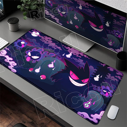 HD 900x400 Rubber Large PC Mousepad Gaming Mouse Pad Accessories Pikachu Slowpoke XXL Desk Keyboard Mat Computer Laptop Mausepad
