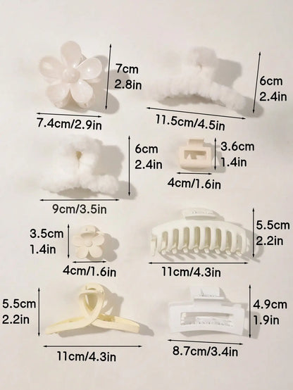 Autumn Winter Hair Clips Set.