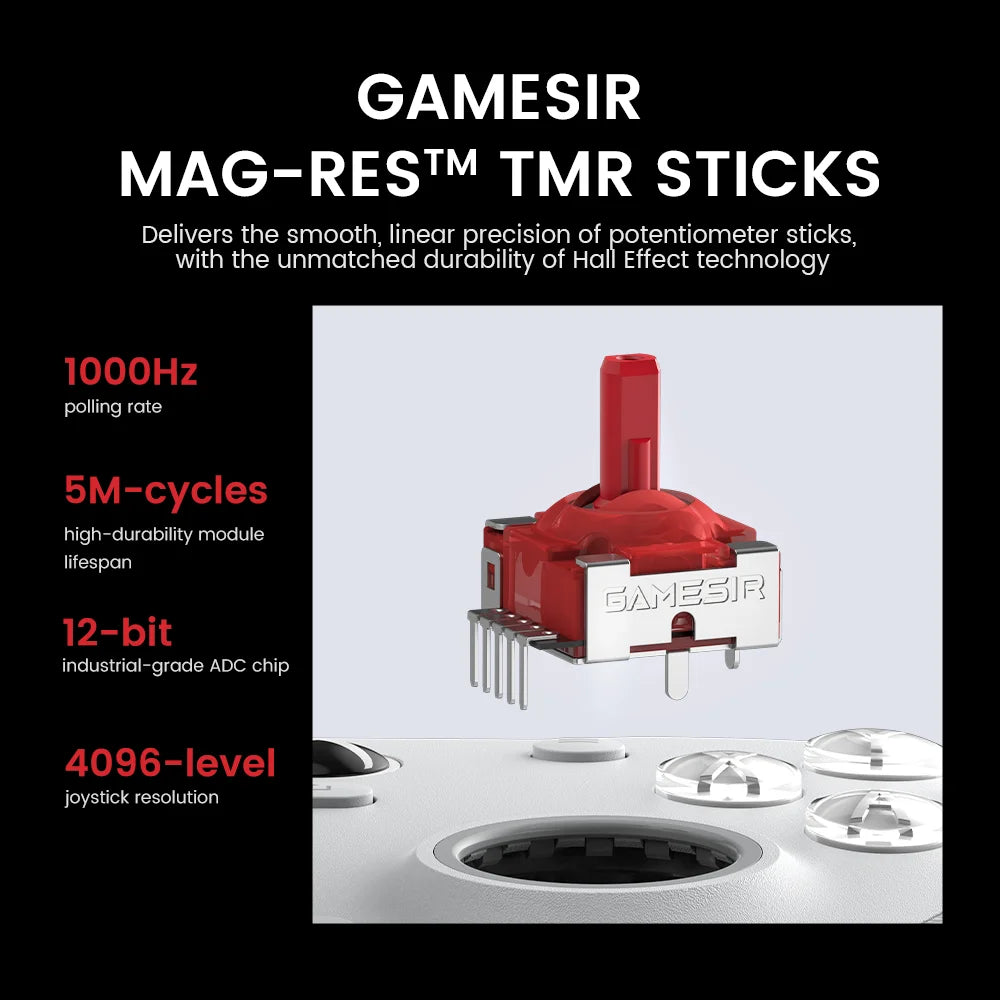 GameSir G7 Pro Xbox Series X|S Controller with TMR Sticks, Hall Effect Triggers, Magnetic Faceplates, Gyro, Smart Charging Dock