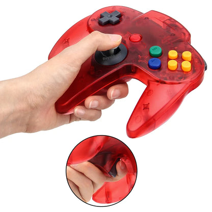 8 Colors Wired Gamepad For N64 Console Joypad Control for N64 Classic Joystick Retro Game Console Gamepad Accessories