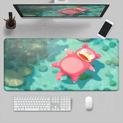HD 900x400 Rubber Large PC Mousepad Gaming Mouse Pad Accessories Pikachu Slowpoke XXL Desk Keyboard Mat Computer Laptop Mausepad