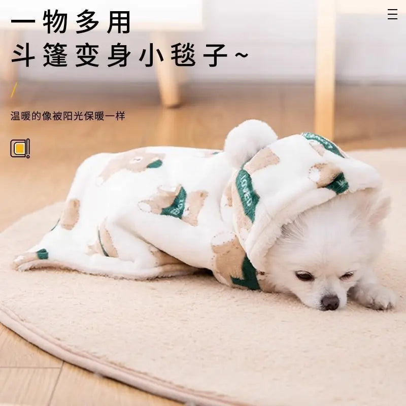 Warm Cat Cape Winter Blanket 🐱❄️