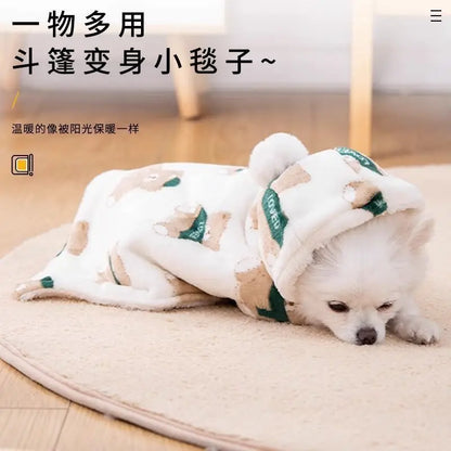 Warm Cat Cape Winter Blanket 🐱❄️