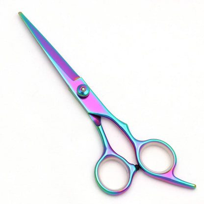 Hairdressing Scissors Japan Stainless Hair Scissors Purple Hair Cutting Scissors Barber Shop Thinning Shears Set Comb C1001