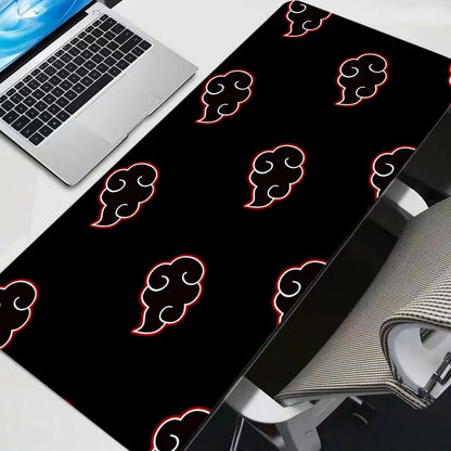 Naruto Pain Akatsuki XXL Gaming Mouse Pad: Minimalist Noir Anime Desk Mat