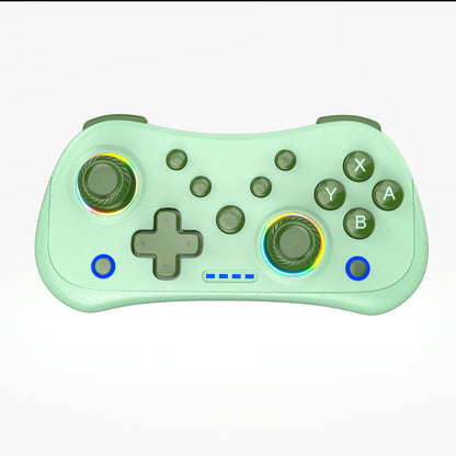 Multi-Functional Wireless Game MINI Gamepad for Switch with RGB Lights and Hall Rocker,Support Burst Function