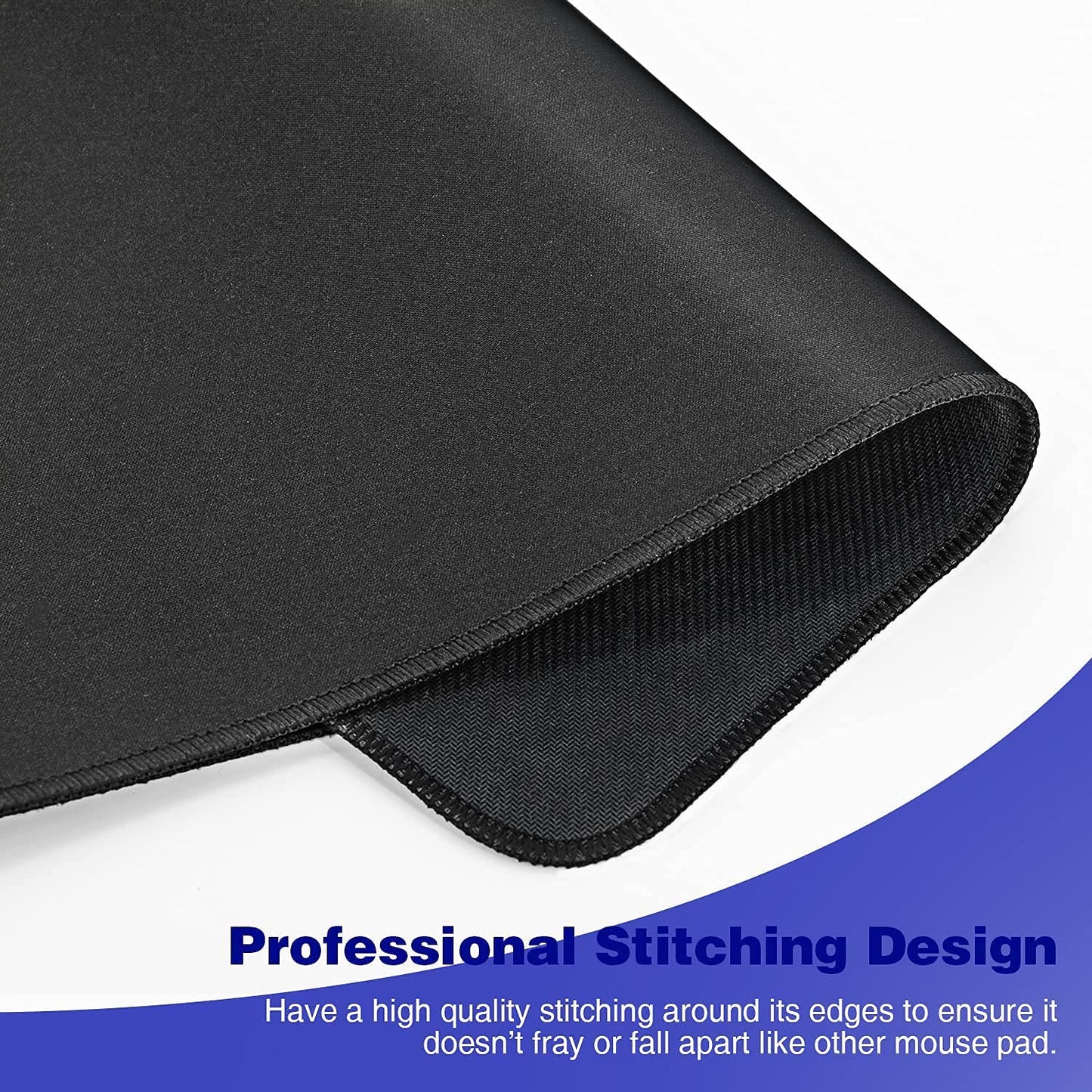 XXL Black Gaming Mouse Pad Desk Mat for Keyboard & Mouse