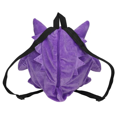 Cute Pokemon Backpack Kawaii Japanese Style Plush Bag Gengar Eevee Snorlax Backpack Schoolbag Cosplay Props Fashion Gifts
