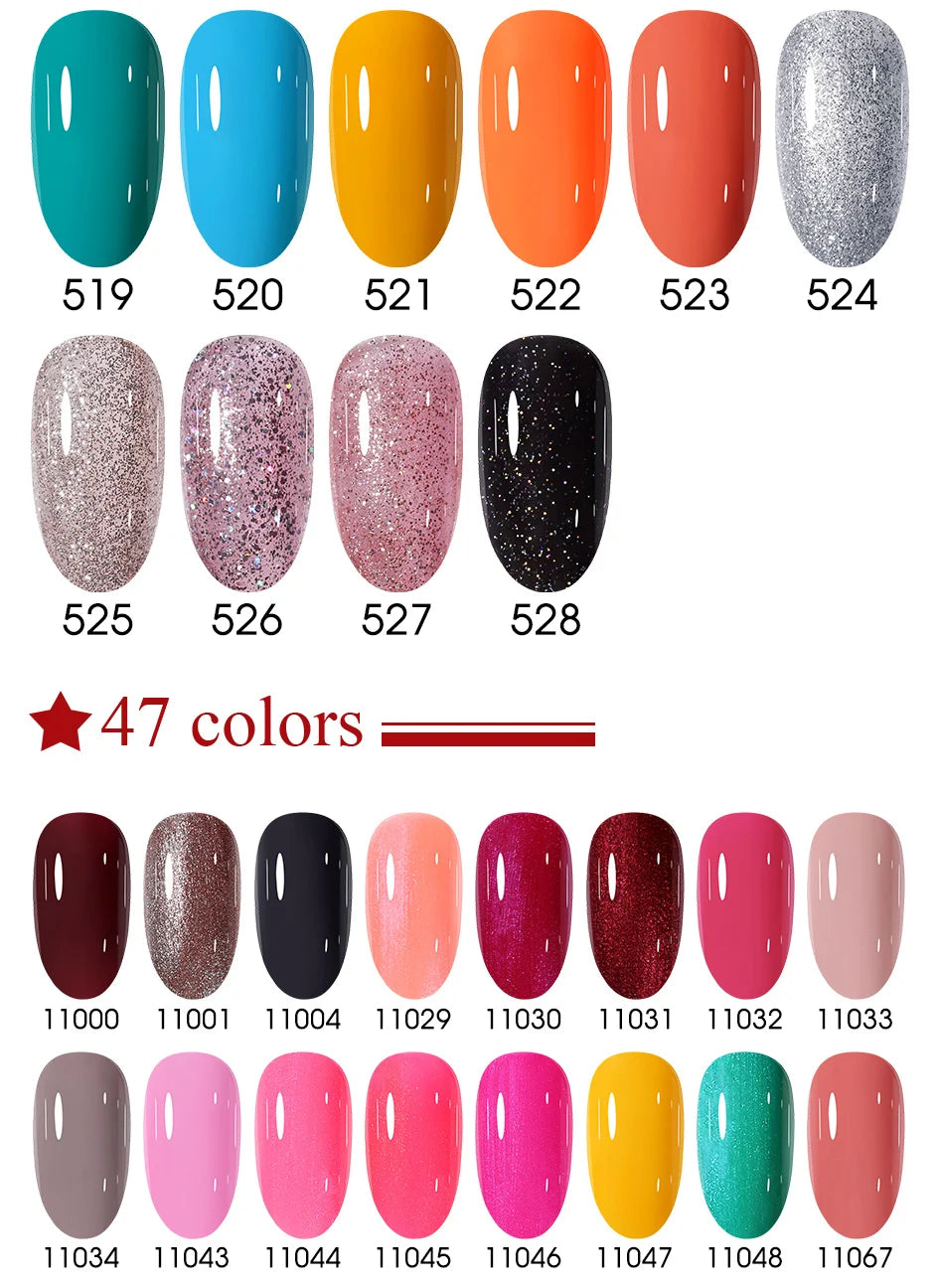 Clou Beaute 20pcs TPO & HEMA FREE Nail Gel Polish Set Red Pink Nude UV LED Soak Off Polish Gel Nail Semi Permanent Nail Varnish