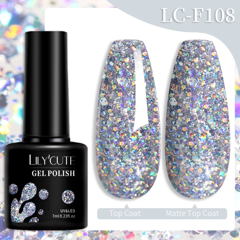 LILYCUTE 7ml 9D Cat Magnetic Gel Nail Polish Iridescent Magnet Semi Permanent Soak Off UV LED Manicure For Nail Art Gel Varnish