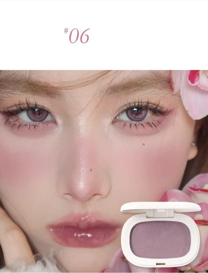 Face Blusher Matte Natural Cheek Tint Brighten Face Contouring Waterproof Cosmetics Blush Powder Soft Female Makeup 1pcs Blusher