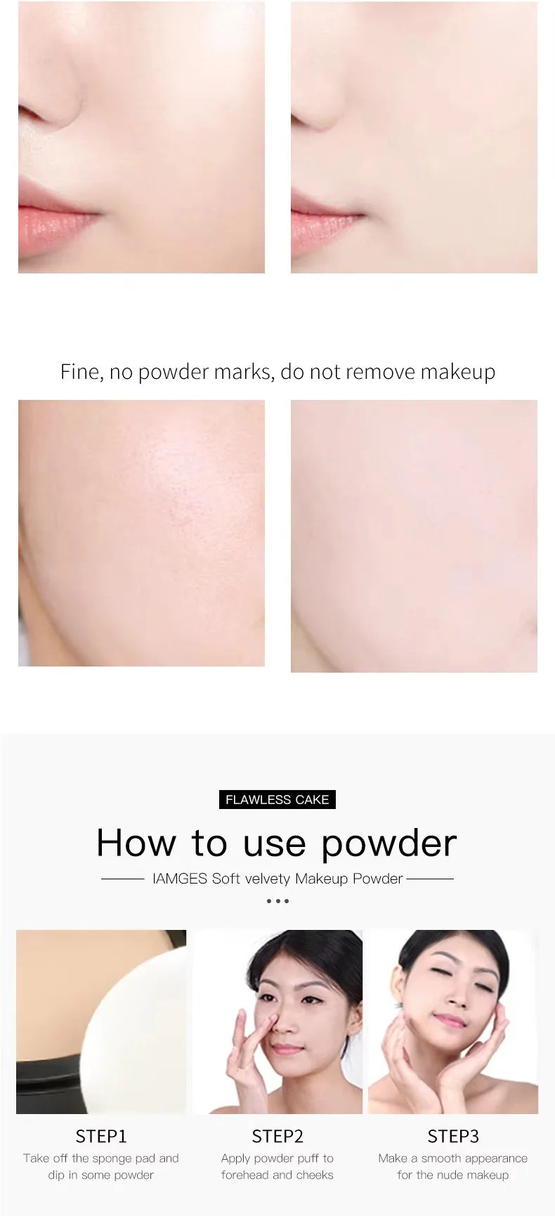 3 Color Face Powder Set.