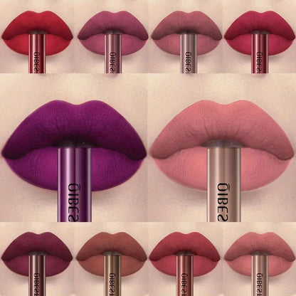 Matte Liquid Lipstick Waterproof Long Lasting Velvet Mate Nude Red Lip Gloss Lint Tube Makeup Cosmetic Lipsticks Lipgloss