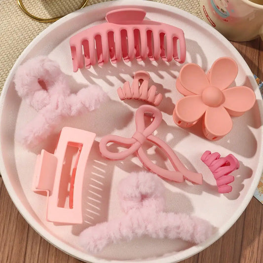 Autumn Winter Hair Clips Set.