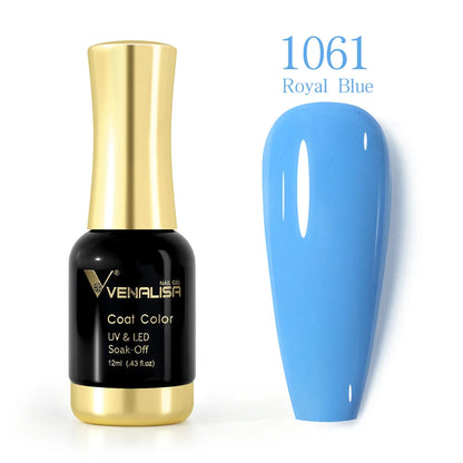 VENALISA Nail Gel Varnish TPO FREE Soak Off UV LED Organic Odorless Enamels Nail Art Colors 12ml 120Colors UV Gel Nail Polish