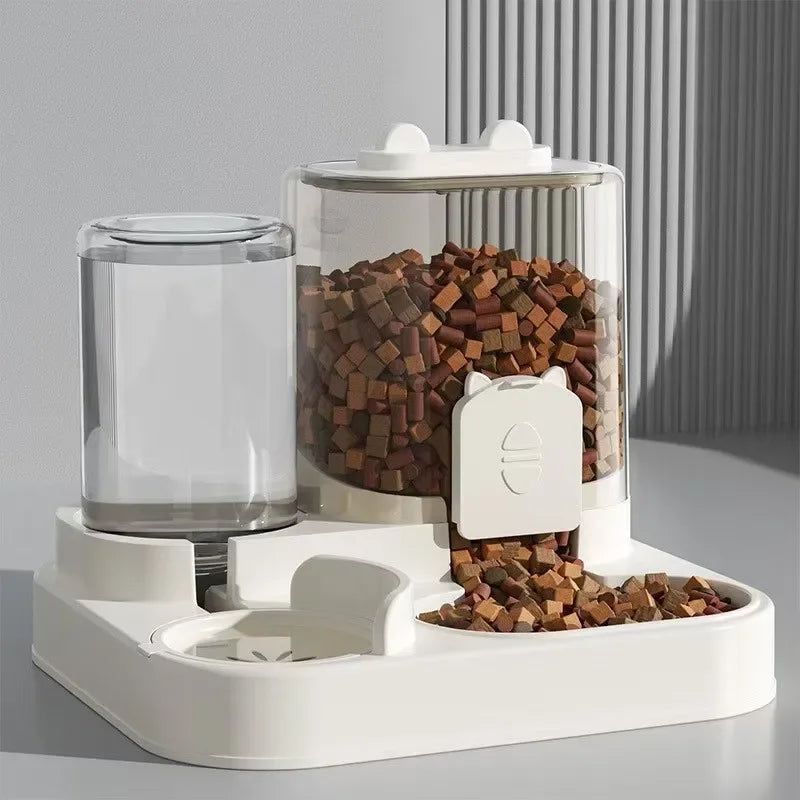 Automatic Pet Feeder with Water Fountain  2 🐶🐱💧