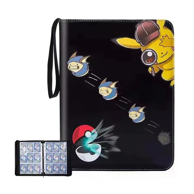 400 Pockets Anime Peripheral Pokemon Game Collection Card Book multiple styles Storage card holder Exquisite Kawaii Boy Toy Gift
