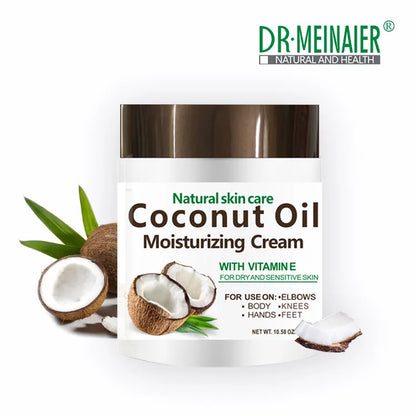 Dr. Meinaier Natural Coconut Oil Moisturizing Cream: Premium Vitamin E Skin Repair