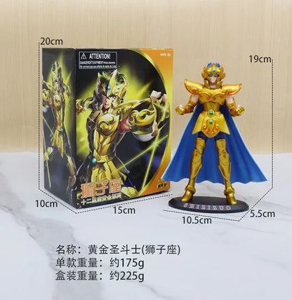 19cm Anime Dark Saint Seiya Figure Phoenix Ikki Hyoga Seiya Shiryu Action Figures Box Figure Collection Decoration Toys Hobbies