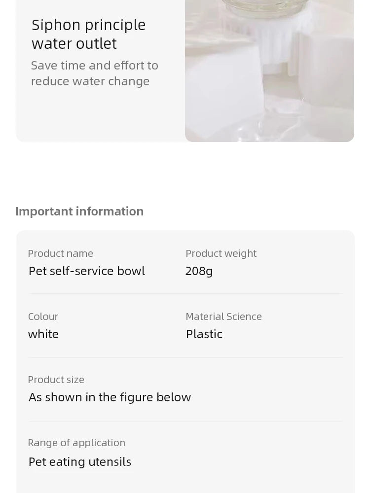 Tilted Pet Food & Water Bowl 🐶🐱🍽️