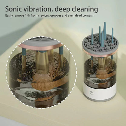 Electric Brush Cleaner.