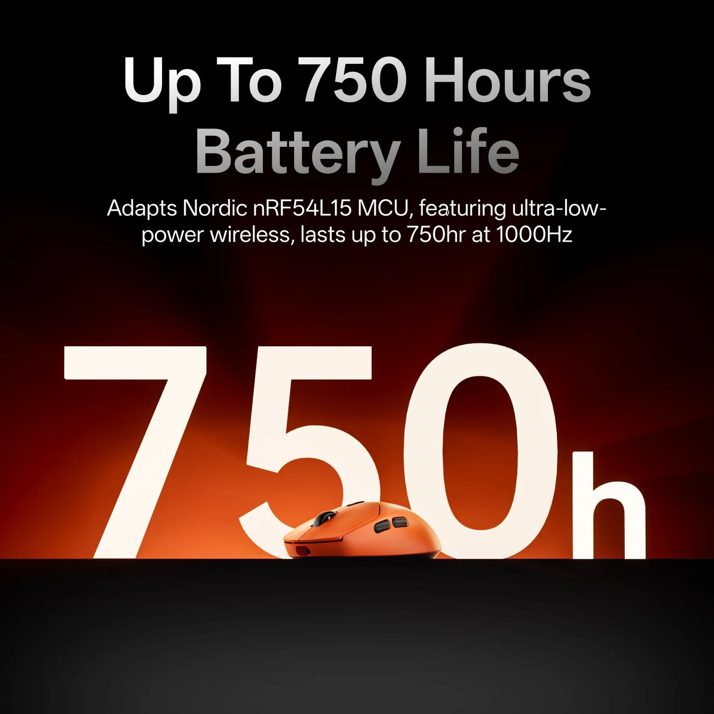 Rapoo VT1 MAX GEN-2 Wireless Gaming Mouse True 8K Wireless Polling Rate 53g Ultra Lightweight Up to 750Hr Battery Life