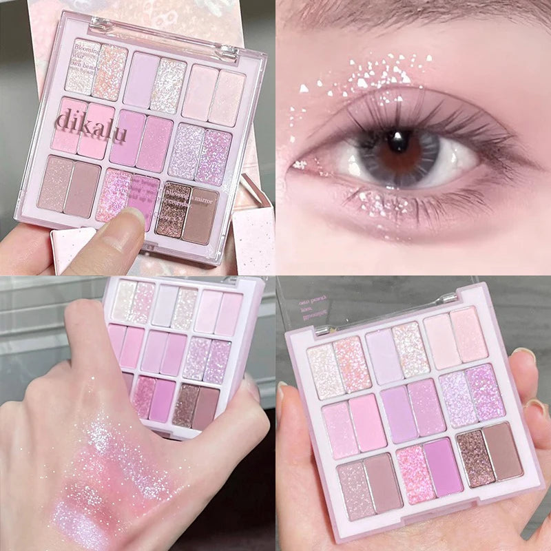 18 Color Pearl Matte Palette