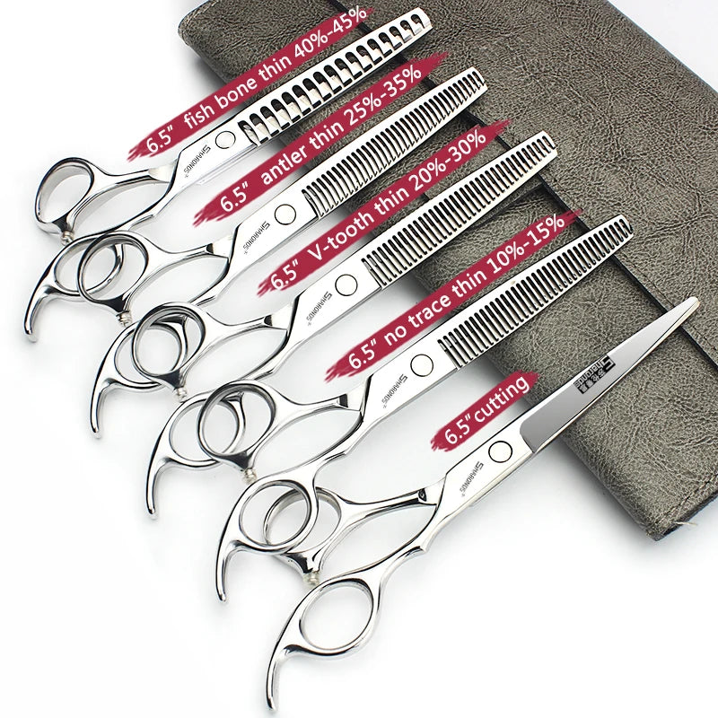 Sharonds 440c 6/7/7.5 inch haircut thinning scissors professional barber shop hairdressing scissors cutting scissors hair shears