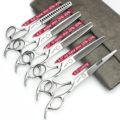 Sharonds 440c 6/7/7.5 inch haircut thinning scissors professional barber shop hairdressing scissors cutting scissors hair shears