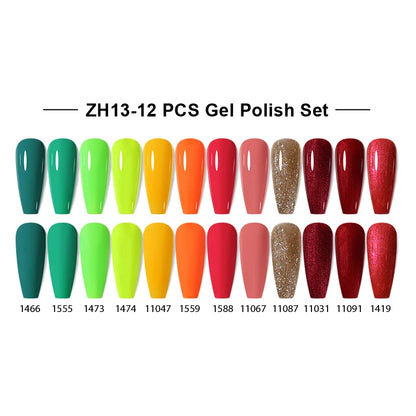 NAILCO 15ml Gel Nail Polish Set 30pcs/Lot Gel Polish Nail Soak Off UV LED Semi-Permanent Varnishes Nail Art Salon Free Shipping