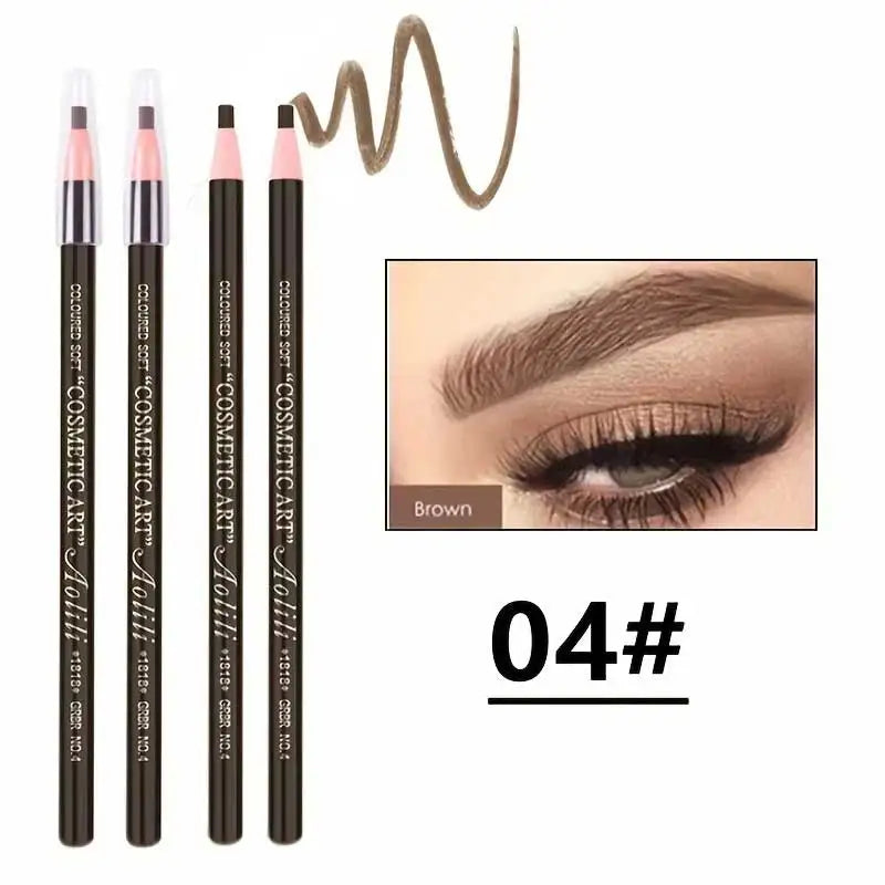 Professional Peel-Off Eyebrow Pencil: Waterproof Long-Lasting Pull-Line Enhancer