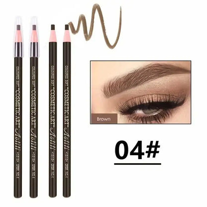 Professional Peel-Off Eyebrow Pencil: Waterproof Long-Lasting Pull-Line Enhancer