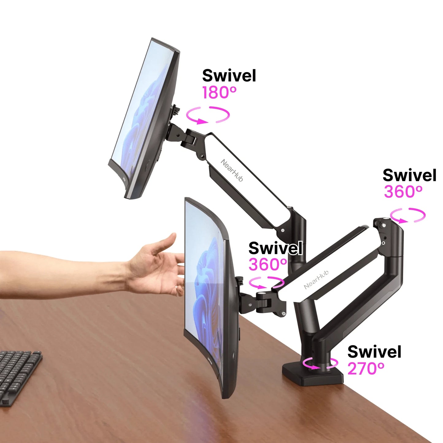 DuoFlex Desk Arm