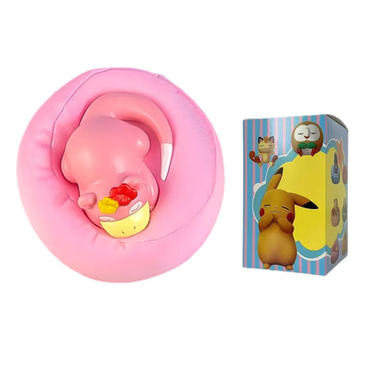 Anime Pok é mon blind box Model Figure 1-12 pcs Pikachu sleep Series Interior Hand Sleeping Position Toys Gift for sfriends