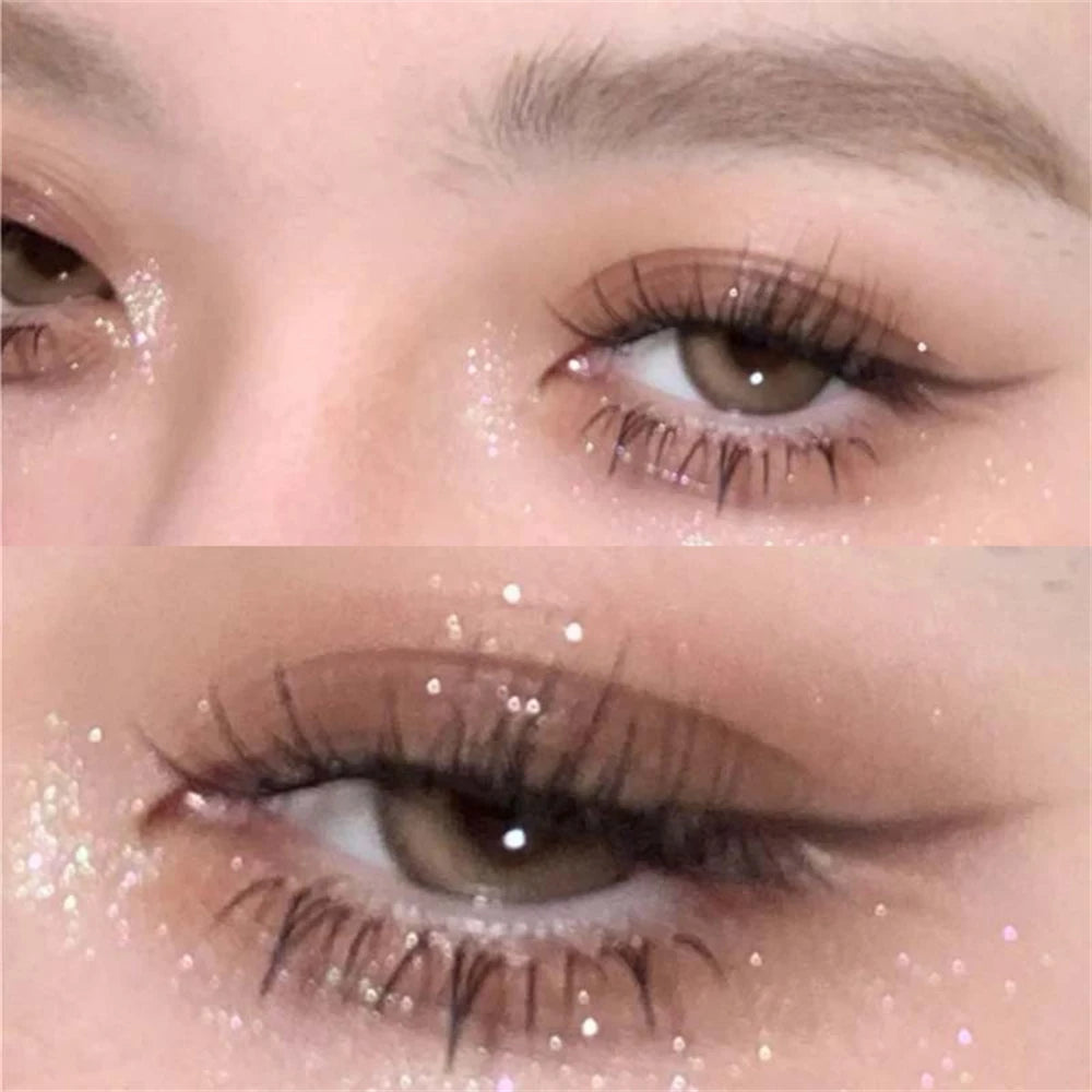 Metallic Glitter Eyeshadow Cream Sparkling Mousse Shimmer Highlighter Pressed Pigments Punk Purple Pearlescent Eyeshadow Palette