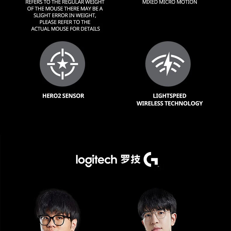 Logitech PRO X SUPERLIGHT 2SE/G304/M330 Dedicated gaming mouse,durable and drop-resistant,suitable for PUBG,LOL,and general use