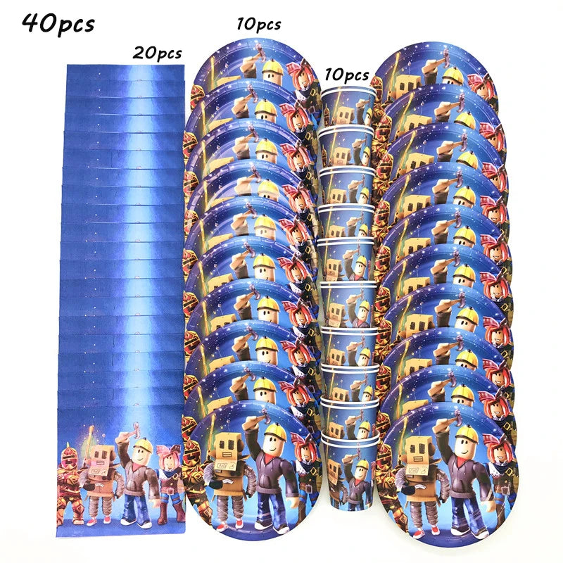 Roblox Birthday Party Decoration Set XL