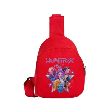 New Children Chest Bag Anime Cartoon Alphabet Fashionable Shoulder Diagonal Straddle Bag Girl Boy Cartoon Casual Chest Bags