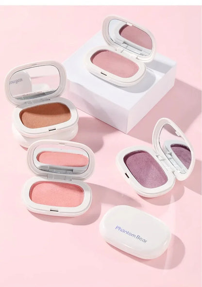 Face Blusher Matte Natural Cheek Tint Brighten Face Contouring Waterproof Cosmetics Blush Powder Soft Female Makeup 1pcs Blusher