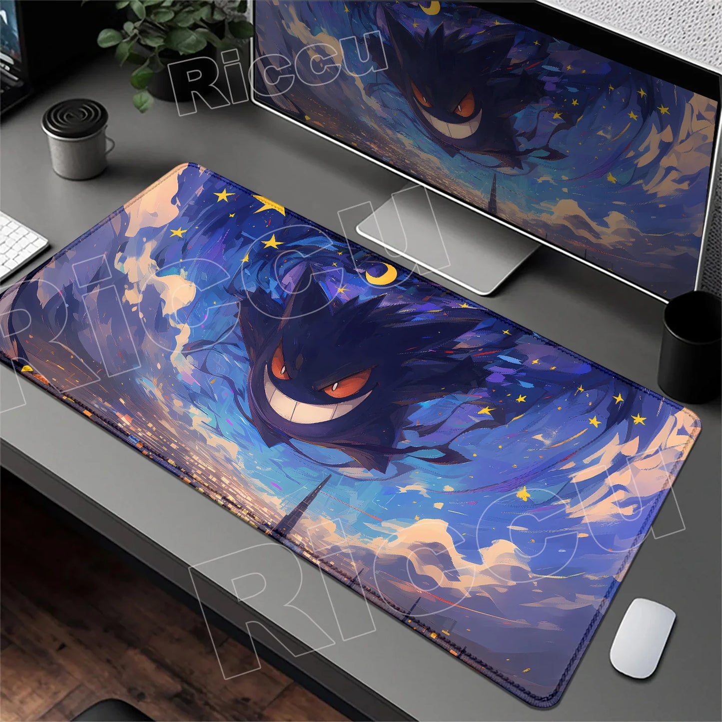 HD 900x400 Rubber Large PC Mousepad Gaming Mouse Pad Accessories Pikachu Slowpoke XXL Desk Keyboard Mat Computer Laptop Mausepad