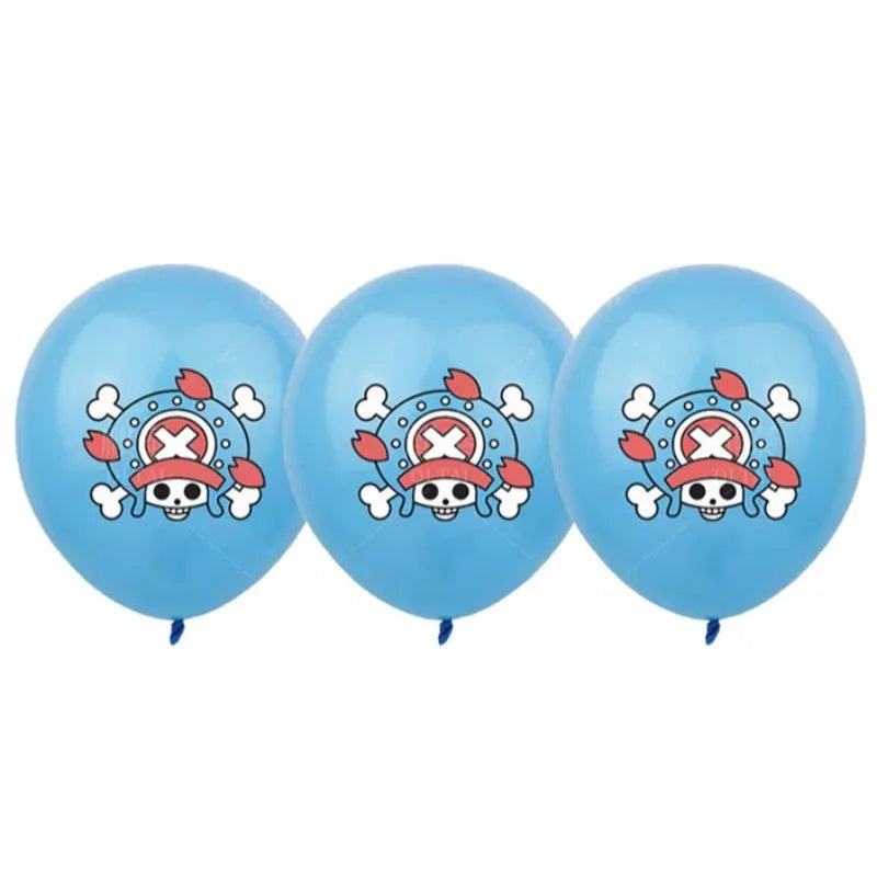 One Piece 12-Inch Latex Balloon Set (3–18pcs) 🎉🏴‍☠️