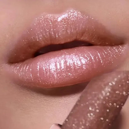 Pudaier Glitter Pearlescent Lipstick: Waterproof Diamond Shimmer & Hydrating Glow