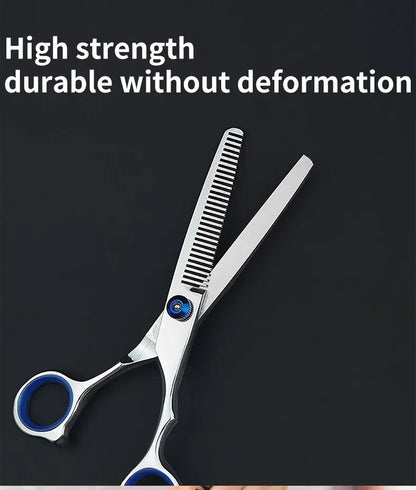 Professional Hairdressing Scissors Stainless Steel Cutting Thinning Barber Shear for Home Salon Use